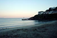 Looe Beach at dusk